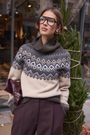 Remi Fairisle Jumper - Oat/Cocoa