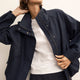Lola Funnel Neck Jacket - Midnight