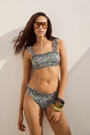 Cassis Bikini Top - Multi Meadow Garden