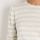 Cath x WYSE Brigitte Jumper - Ivory/Gold Metallic Stripe