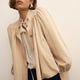 Lana Bubble Hem Trench - Sand