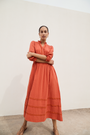 Alina Dress - Spiced Orange