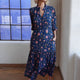 Jodi Dress - Navy Floral