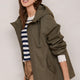 Colette Waterproof Rain Jacket - Olive Green