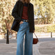 Iris Turn-Up Wide Leg Jean - Light Wash