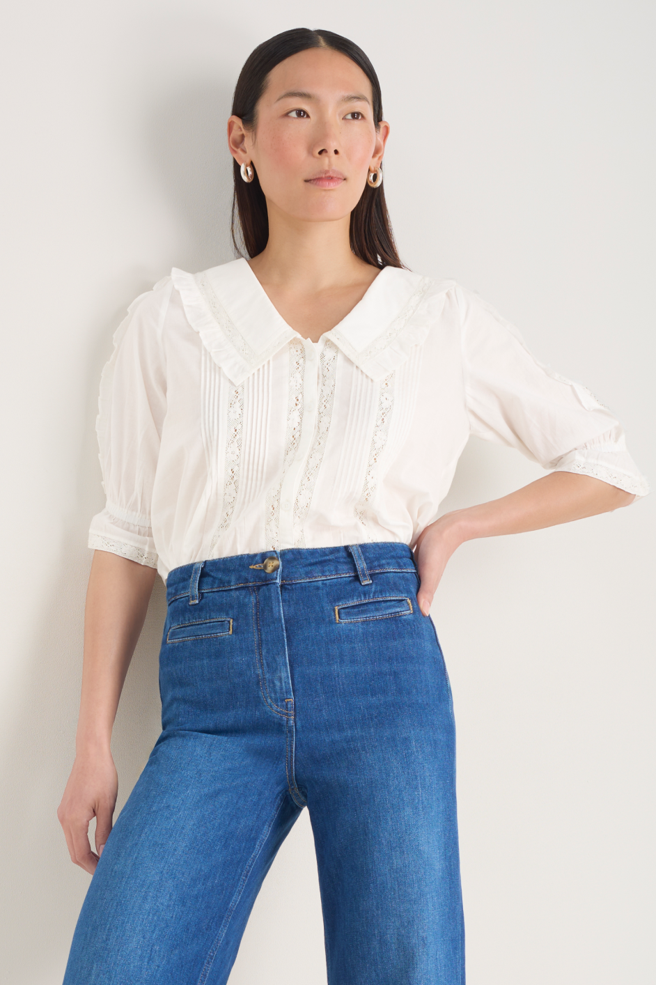 Sienna Blouse - Ivory