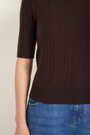 Elodie Knit Top - Cocoa