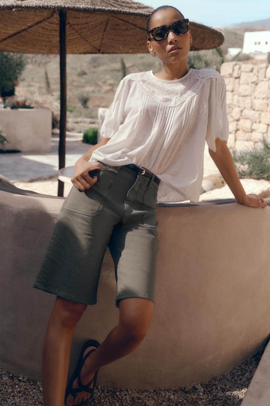 Flossie Carpenter Short - Khaki