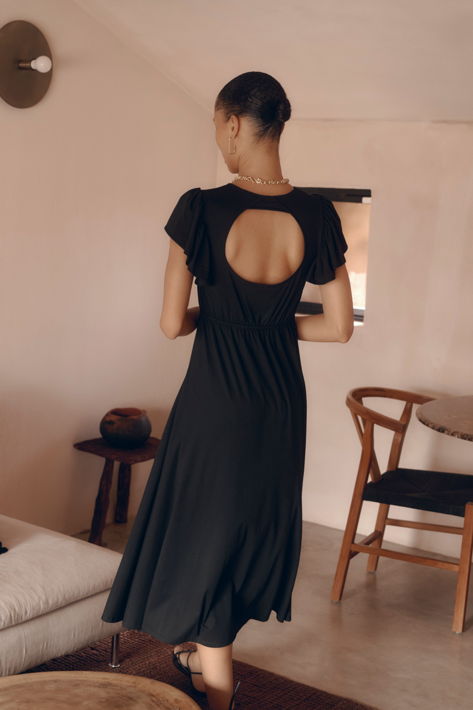 Virginia Jersey Dress - Black