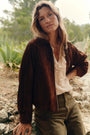 Eden Suede Jacket - Chocolate