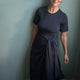 DB X Wyse Jersey Wrap Dress - Midnight