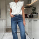 Whitney Wide Leg Jean - Mid Wash