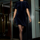 Cath x WYSE Diana Velvet Dress - Midnight