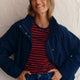 Lola Funnel Neck Jacket - Midnight