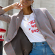 Maddy T-Shirt - Call Me Boss White