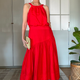 Cath x WYSE Riviera Dress - Red Pop