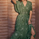 DB X Wyse Terra Dress - Olive Bandana