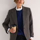 Darcy Blazer - Chocolate Herringbone