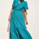 Jocelyn Dress - Petal Woodblock