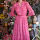 Samara Dress - Candy Pink Daisy Floral