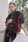 Carina Duffle Gilet - Cocoa