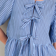 Astrid Top - Blue Stripe