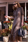 Fabienne Silk Dress - Leopard