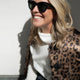 Erica Davies x WYSE Satin Jacket - Leopard