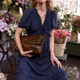 Lyra Silk Dress - Midnight