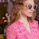 Samara Dress - Candy Pink Daisy Floral