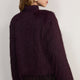 Francesca Fringed Jacket - Aubergine