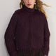 Francesca Fringed Jacket - Aubergine