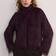Francesca Fringed Jacket - Aubergine