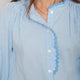 Francine Blouse - Blue/Ivory Stripe
