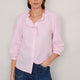 Francine Blouse - Pink/Ivory Stripe