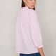 Francine Blouse - Pink/Ivory Stripe