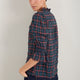 Frankie Blouse - Midnight/Evergreen Check