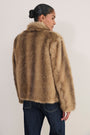 Frankie Faux Fur Jacket - Oatmeal