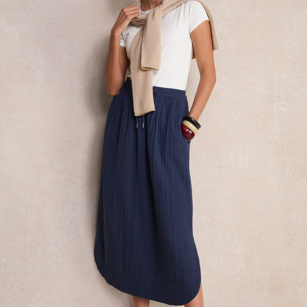 Freya Skirt - Deep Midnight