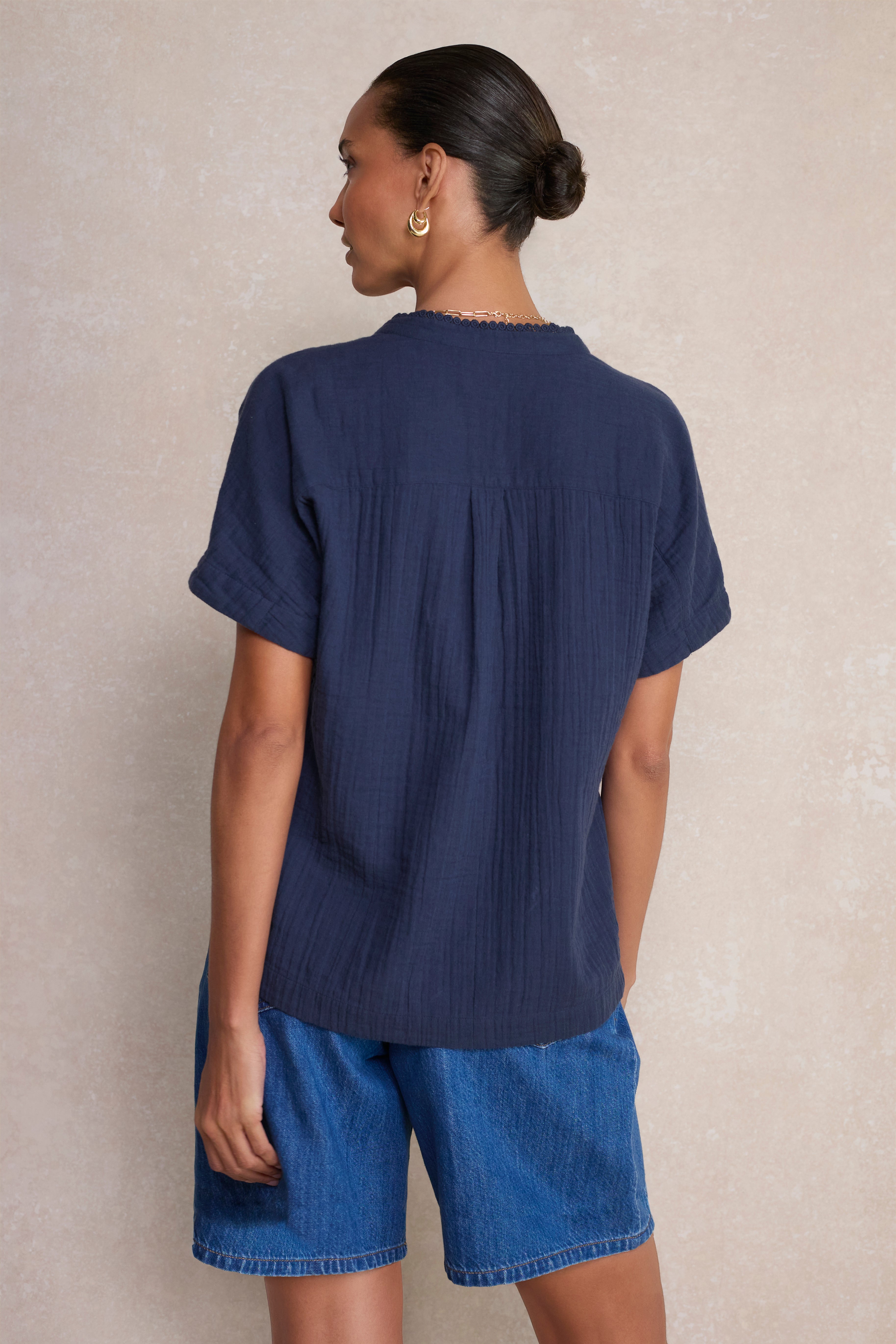 Freya Top - Deep Midnight