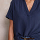 Freya Top - Deep Midnight