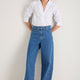 Freya Wide Leg Jean - Mid Wash