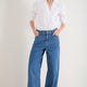 Freya Wide Leg Jean - Mid Wash