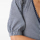 Gabriel Gingham Dress - Navy/Ecru