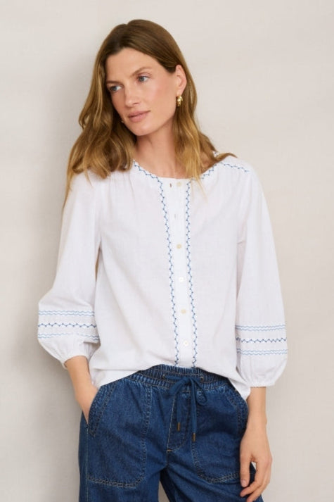 Georgina Blouse - White