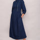 Gianna Scallop Dress - Denim