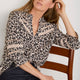 Harper Blouse - Leopard