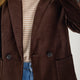 Iris Cotton Velvet Blazer - Cocoa
