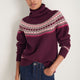 Iris Fairisle Jumper - Deep Fig