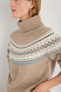 Iris Fairisle Jumper - Oat Melange